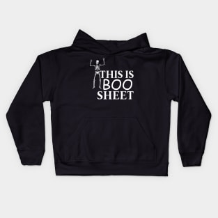 This is boo sheet funny skeleton Kids Hoodie